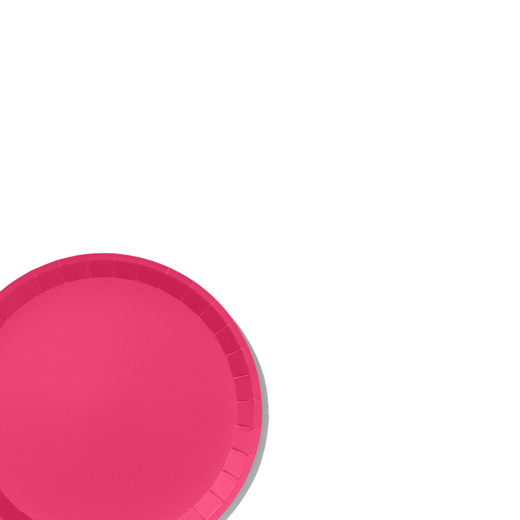 Hot Pink Classic Large Plates (10 per pack)