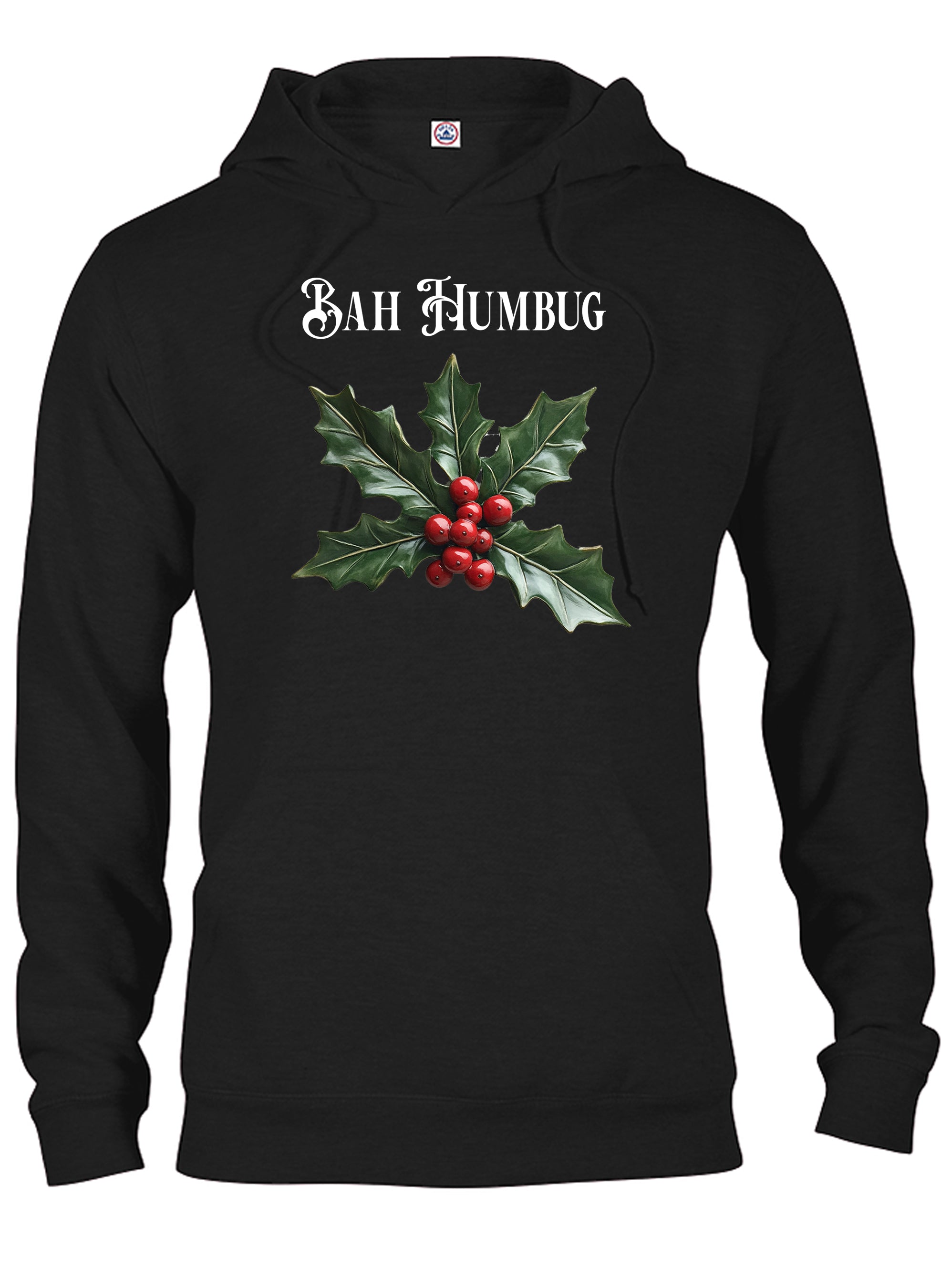 Bah Humbug Holly Branch T-Shirt