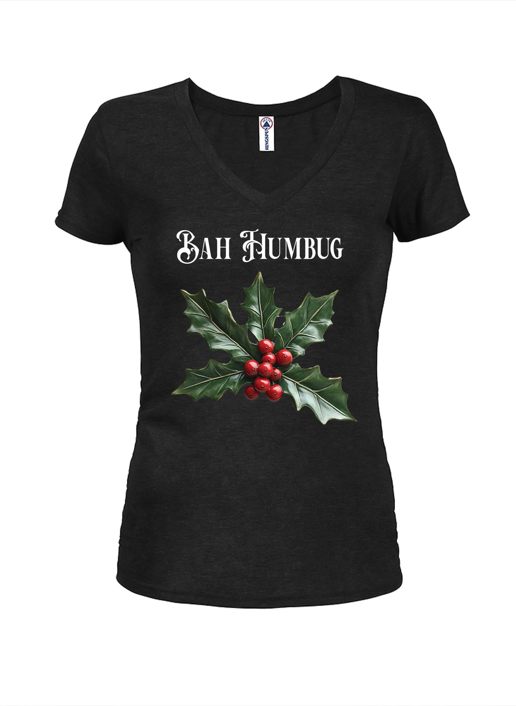 Bah Humbug Holly Branch T-Shirt