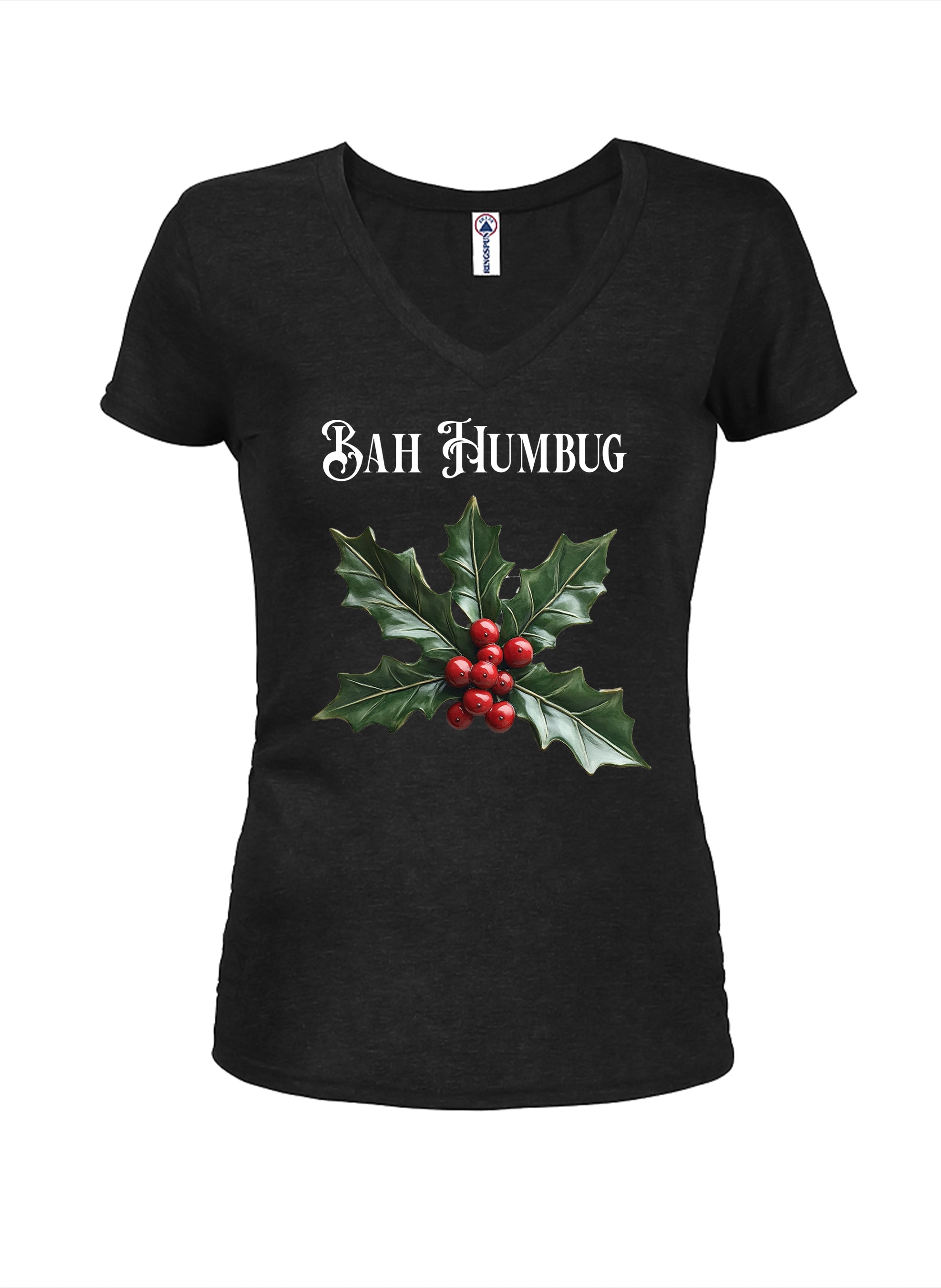 Bah Humbug Holly Branch T-Shirt