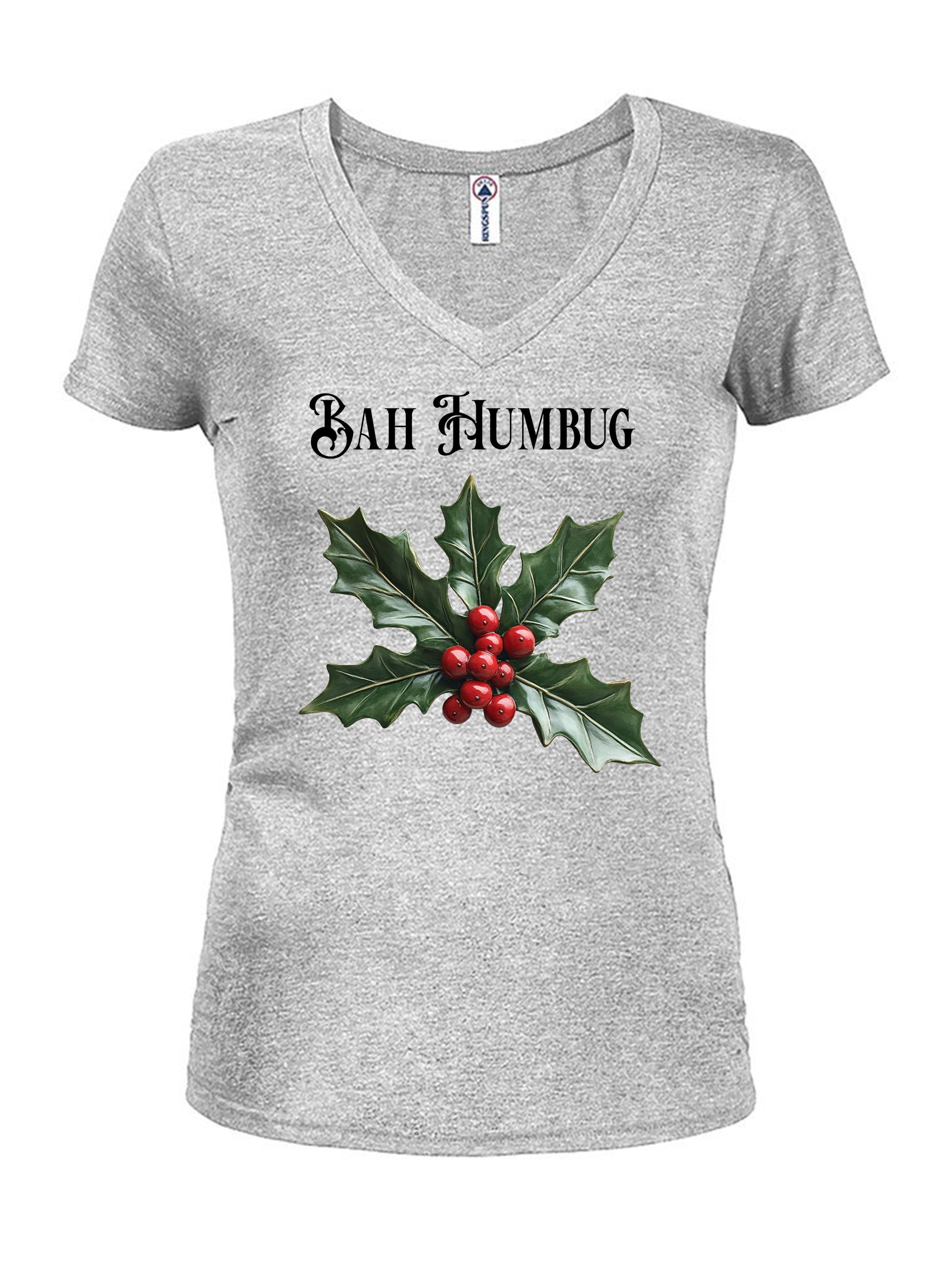 Bah Humbug Holly Branch T-Shirt