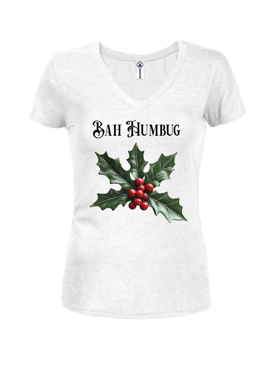 Bah Humbug Holly Branch T-Shirt