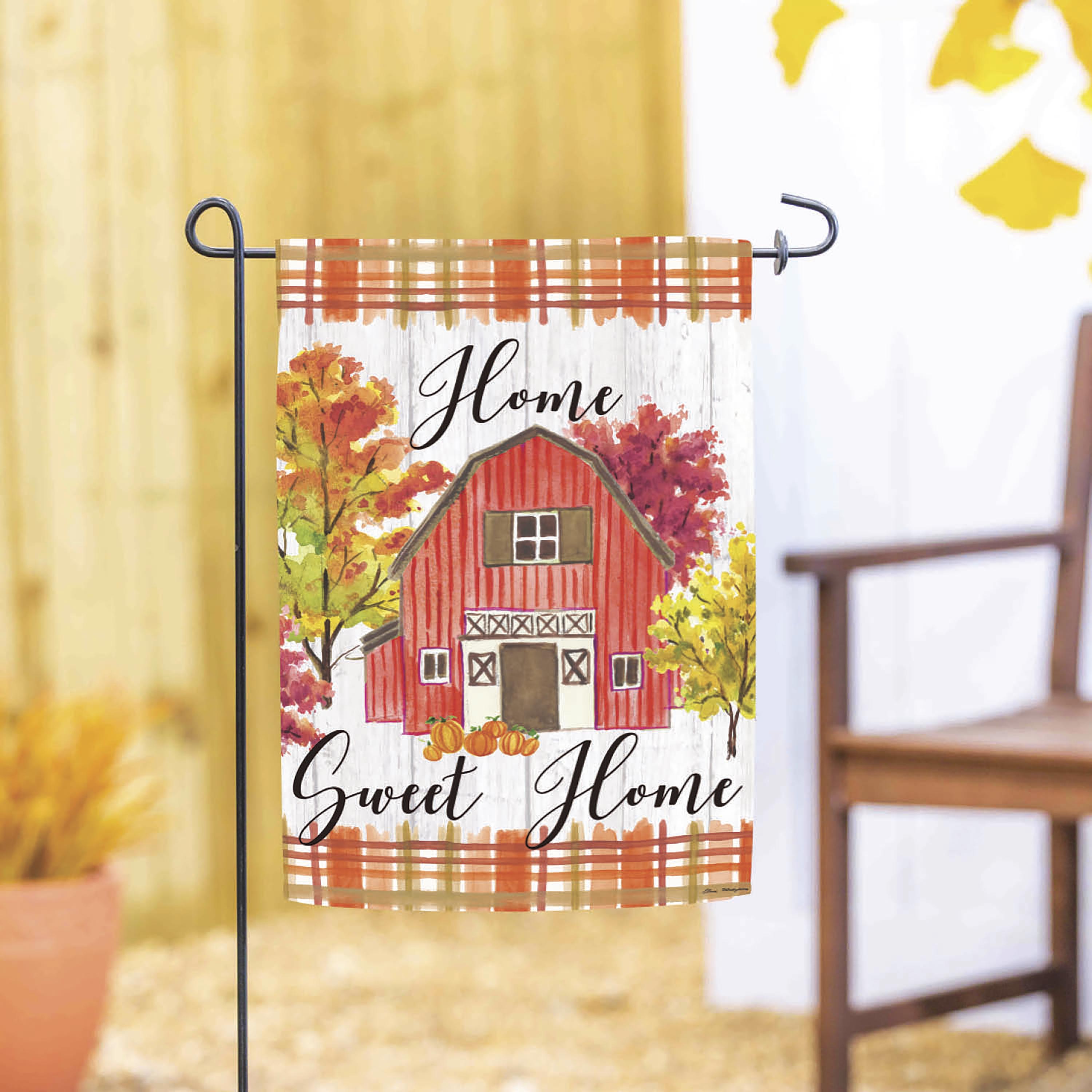 Barn Home Sweet Home 2 Sided Garden Flag