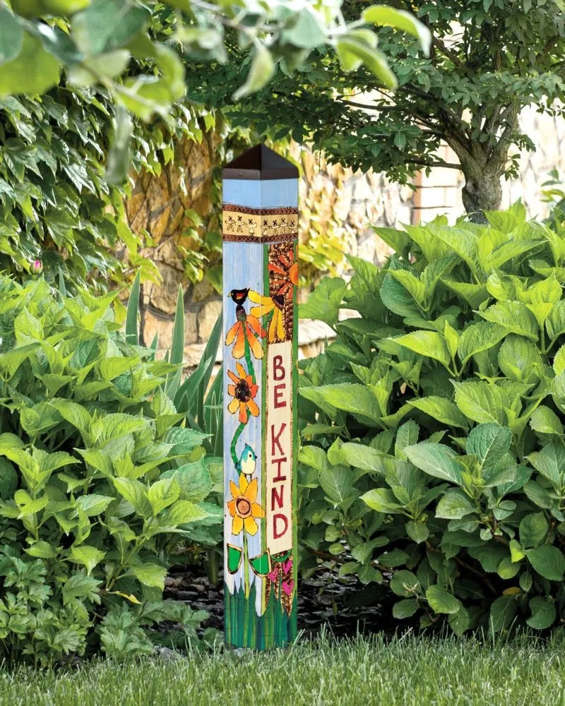 Be Kind 40 Inches Tall Art Pole