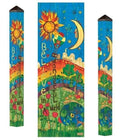 Believe In A Wonderful World Art Pole 5 Feet Tall