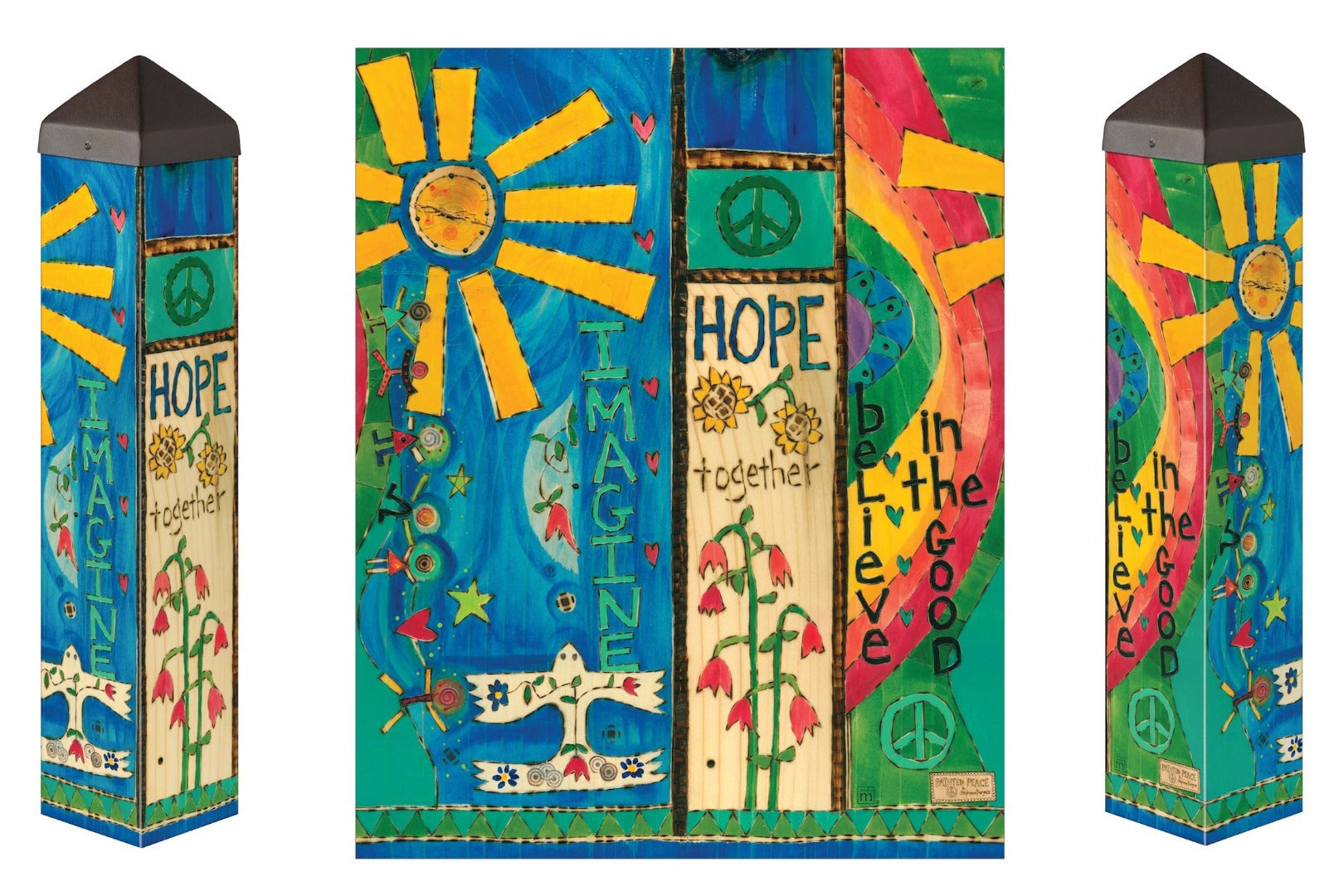 Believe In The Good Art Pole 20 Inch