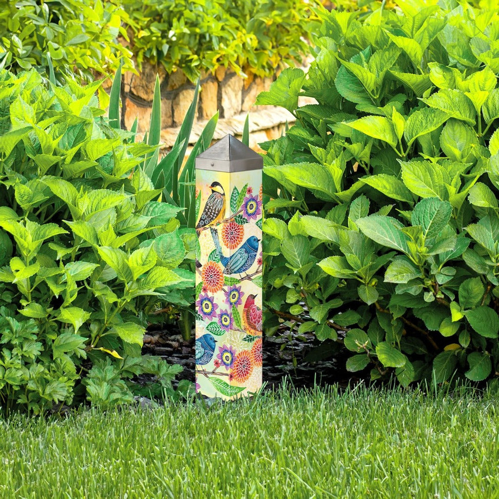 Bird Song Art Pole 20 Inches Tall