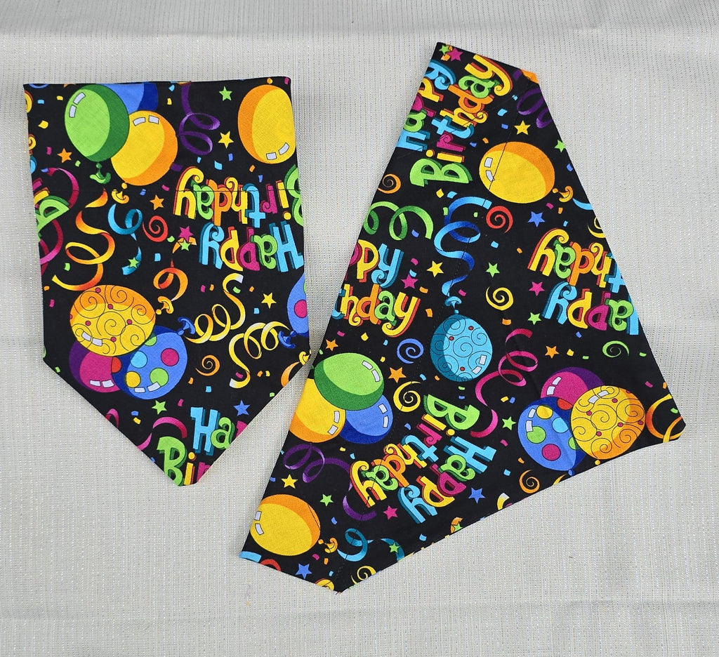 Birthday bandanas