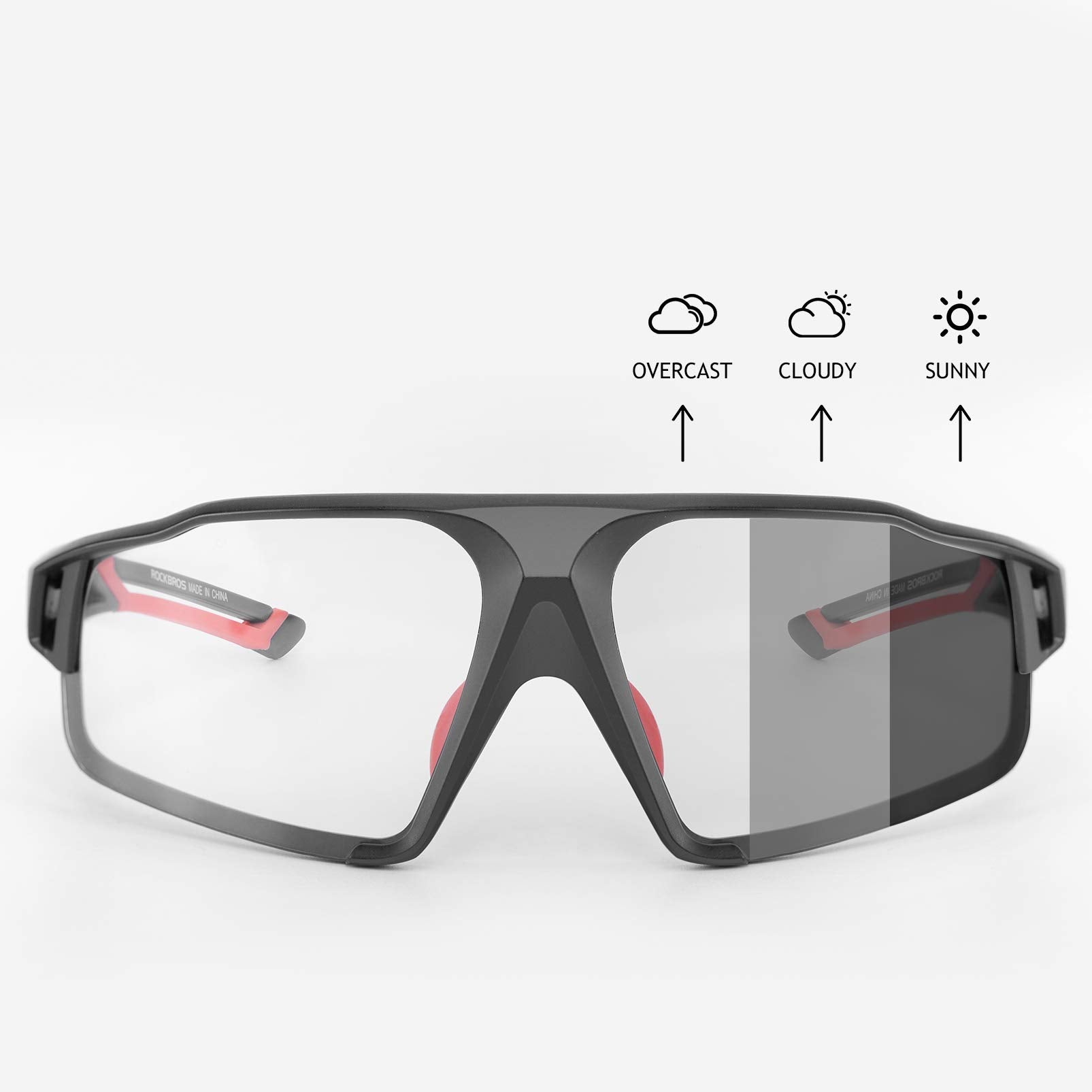 Adaptive Photochromic Cycling Sunglasses (UV400 Lens)