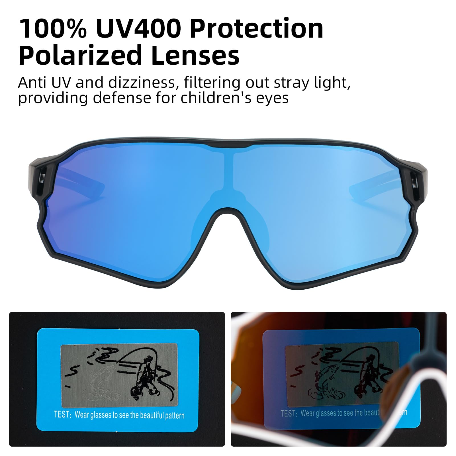 SP314 Kids Polarized Sunglasses UV400 Protection