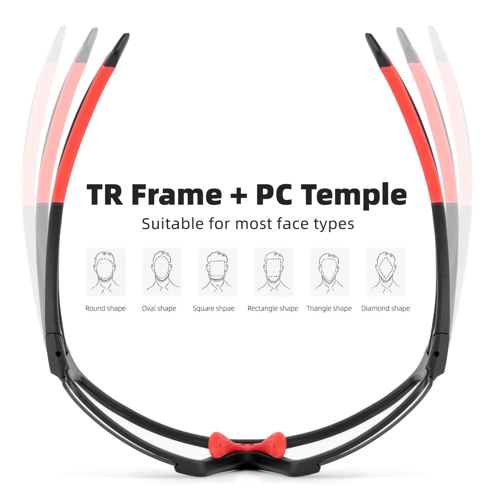 Adaptive Photochromic Cycling Sunglasses (UV400 Lens)