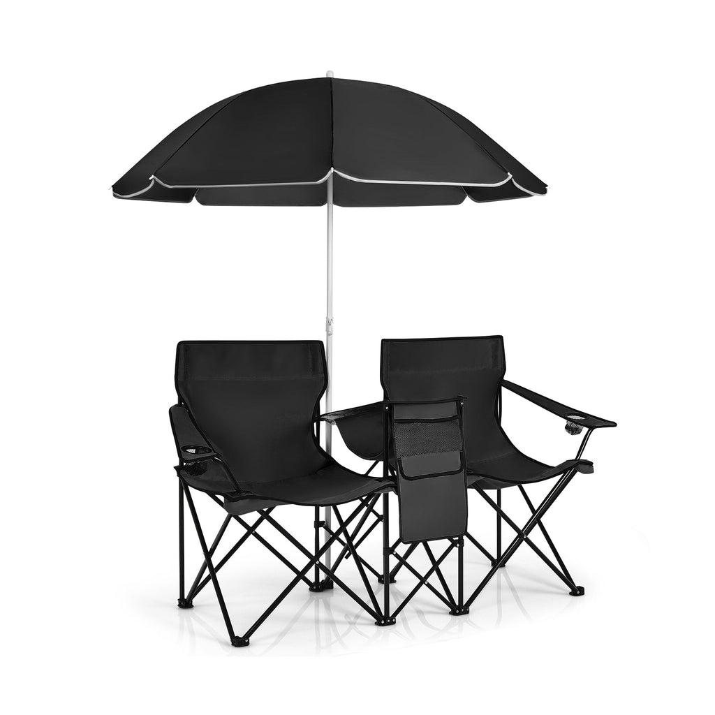 Portable Folding Picnic Double Chair