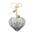 Bling Heart Tassel Bag Charm