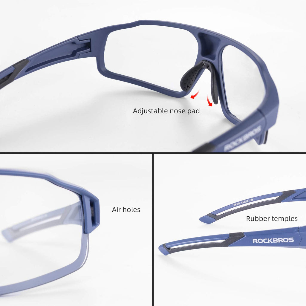 Adaptive Photochromic Cycling Sunglasses (UV400 Lens)