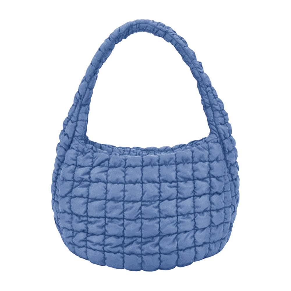 Quilted Puffer Shoulder Crossbody Bag