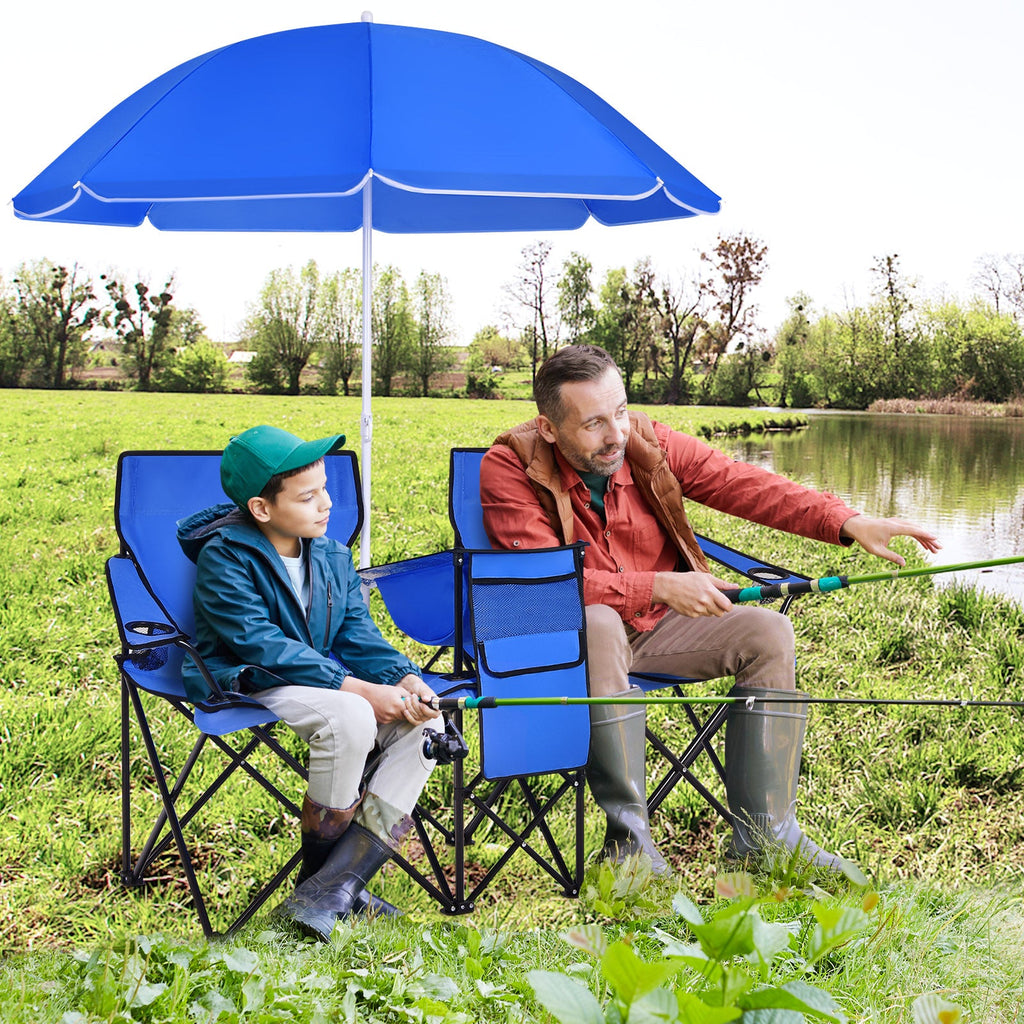 Portable Folding Picnic Double Chair