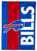 Buffalo Bills Garden Flag 2 Sided Embellished Logo