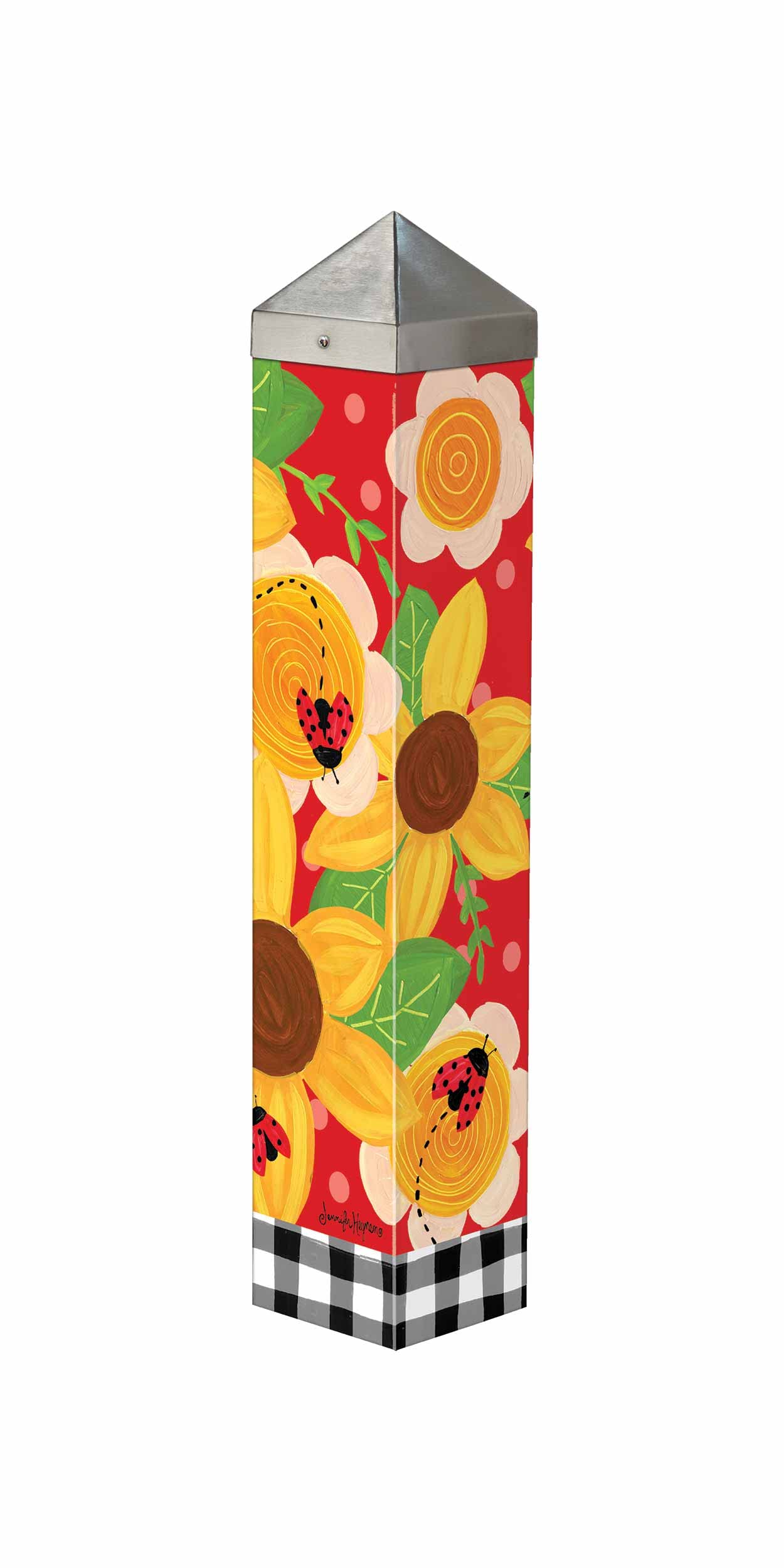 Bugs and Blooms Art Pole 20 Inches