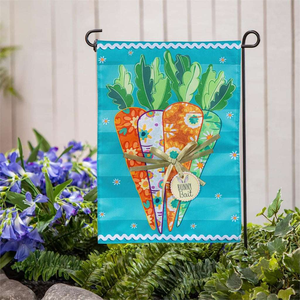 Bunny Bait Bunch 2 Sided Garden Flag
