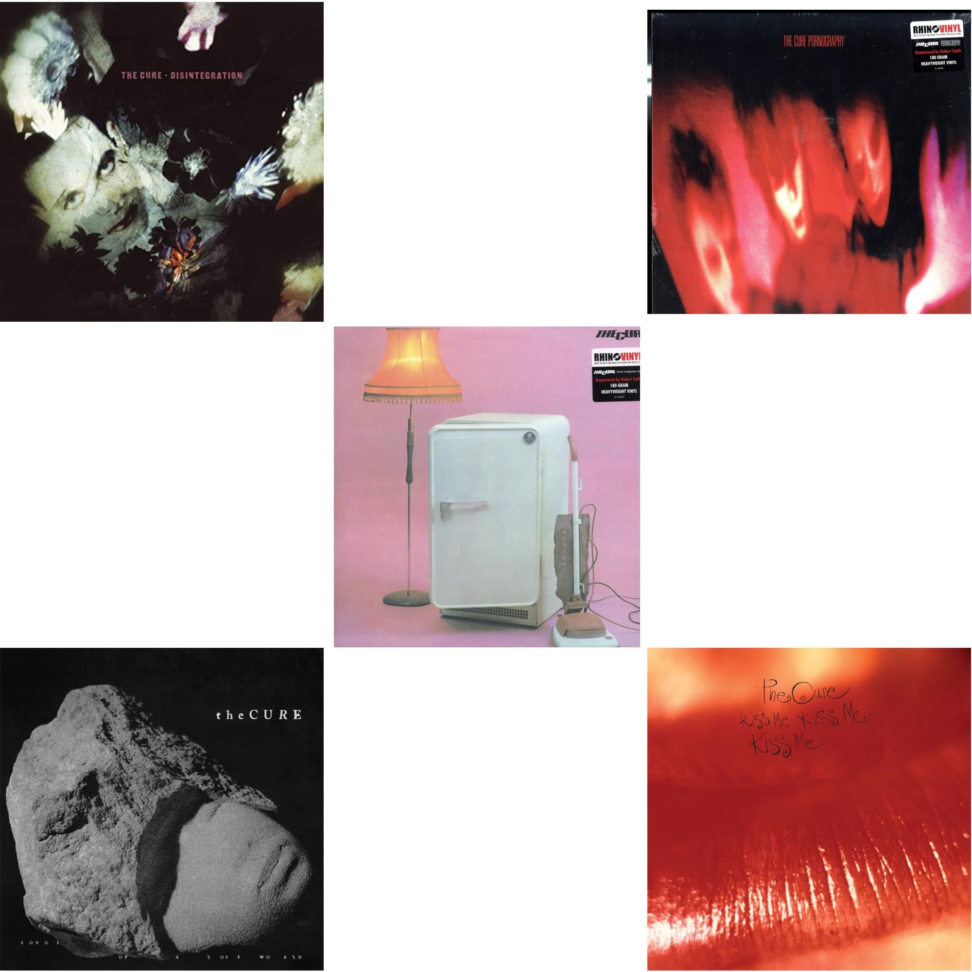 Kiss Me, Kiss Me, Kiss Me (180G) & Three Imaginary Boys (180G) & Pornography (180G) & Disintegration & Songs Of A Lost World (Biovinyl/180G)