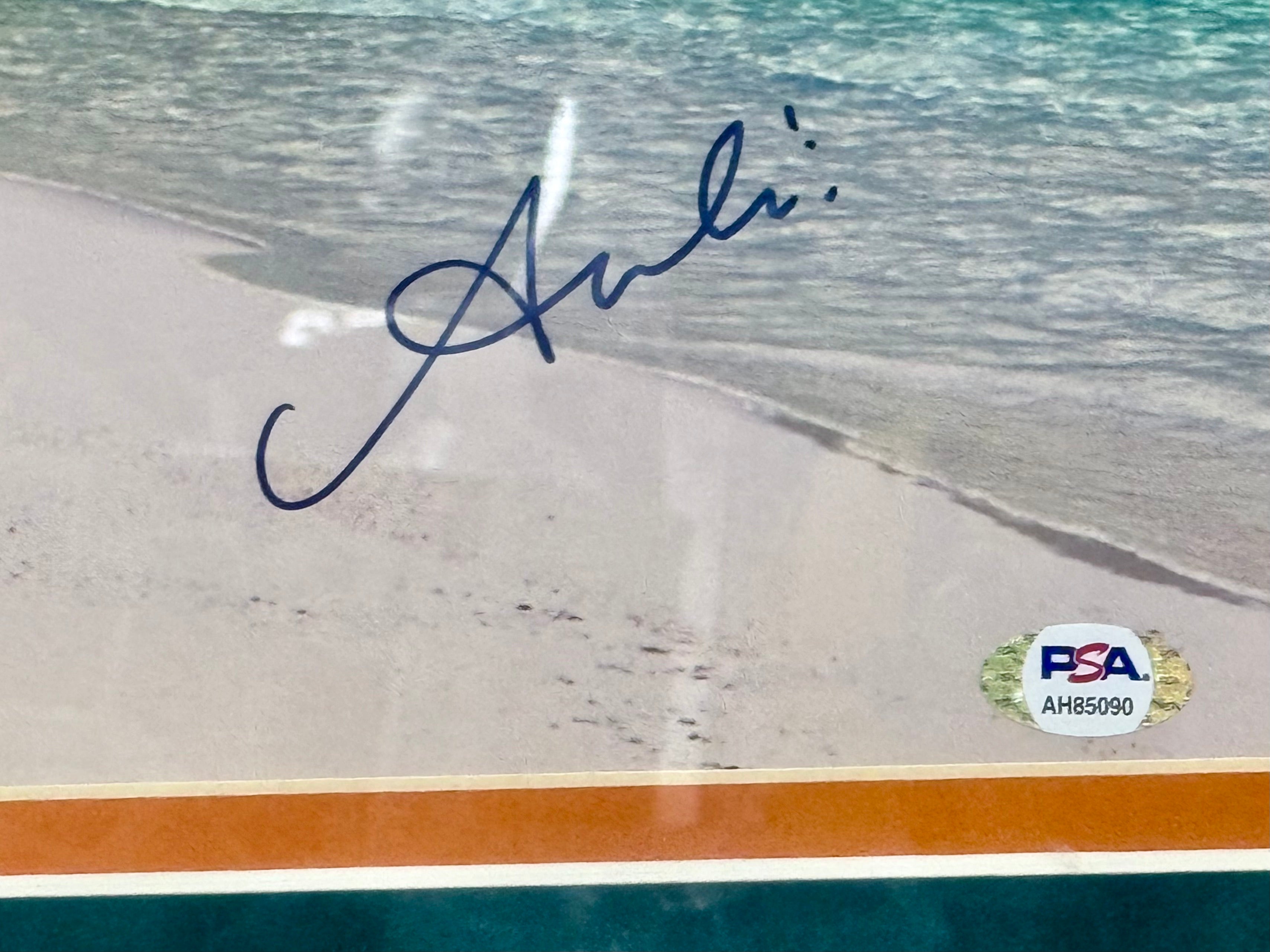 Auli'i Cravalho Signed & Custom Framed Disney Moana 11x14 Photo With JSA COA