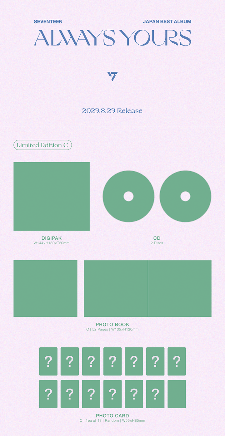 Seventeen Japan Best Album - Always Yours