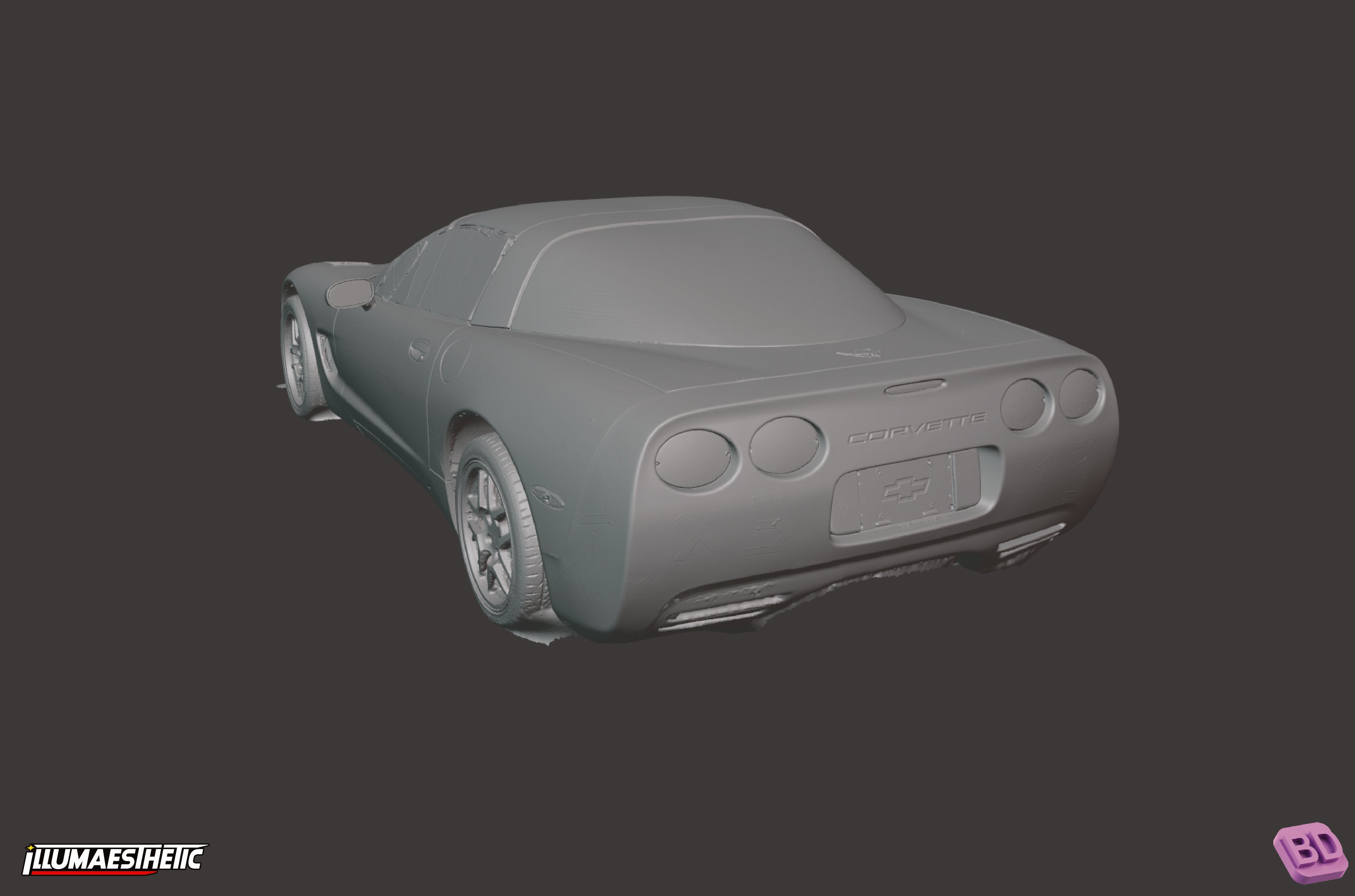Chevrolet Corvette C5 3D Scan (1997-2004)