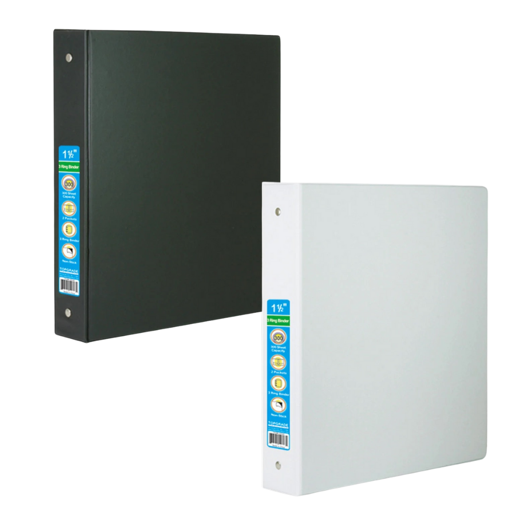 Carpeta dura 1.5? negro/blanco