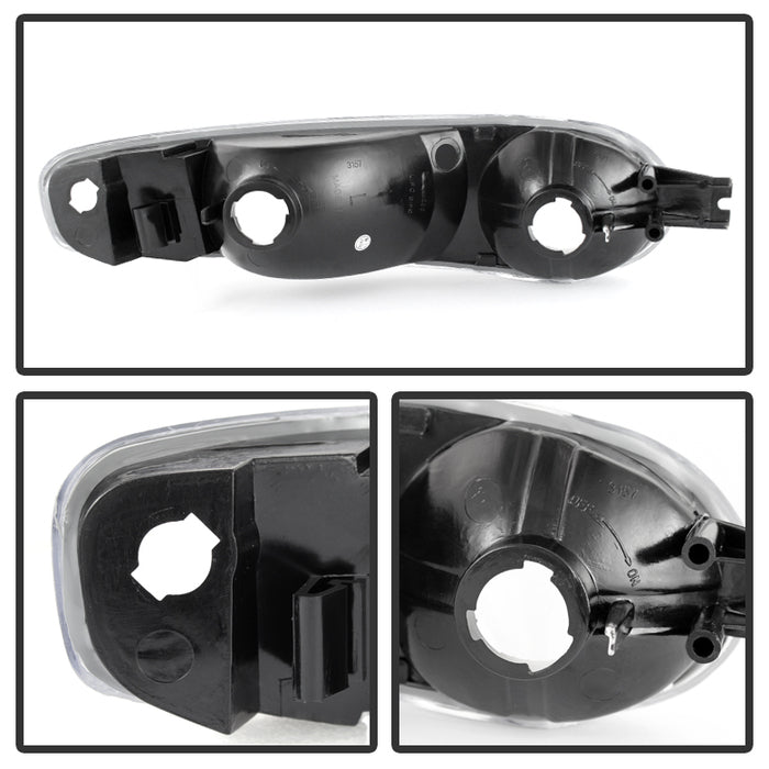 SPYDER Xtune GMC Sierra Denali 00-06 Bumper Lights Black CBL-GD00-BK 9027079