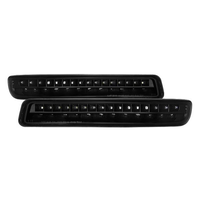 SPYDER Xtune GMC Sierra 99-06 / GMC Yukon 00-06 (Non Denali Model) Bumper Lights - Black (CBL-GSI99-LED-BK) 9029325