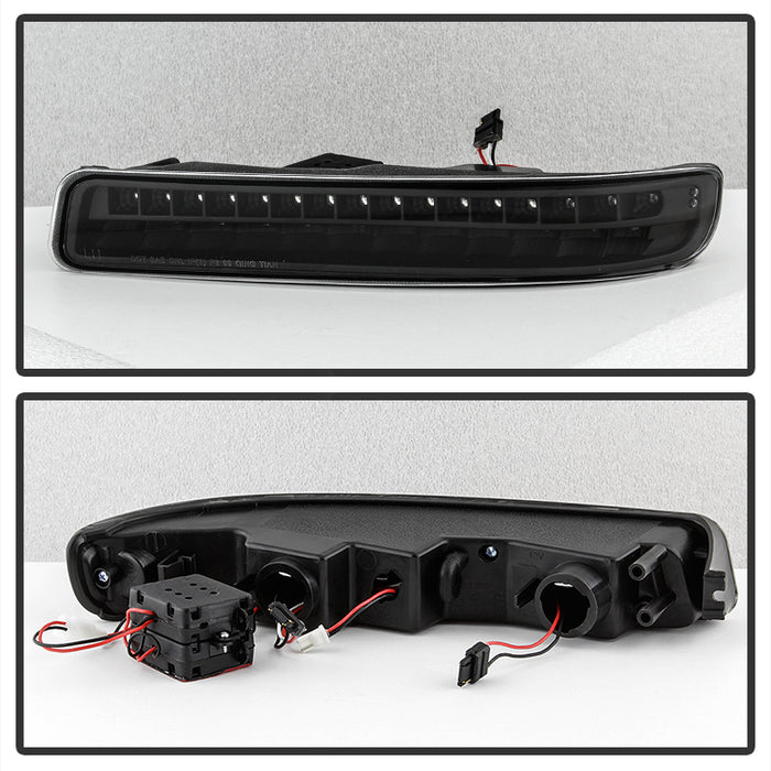 SPYDER Xtune GMC Sierra 99-06 / GMC Yukon 00-06 (Non Denali Model) Bumper Lights - Black (CBL-GSI99-LED-BK) 9029325