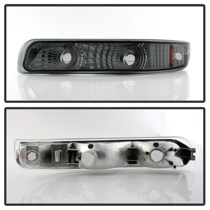 SPYDER Xtune Chevy Silverado 99-02 Amber Reflector Bumper Lights Smoke CBL-JH-CS99-AM-SM 5064288