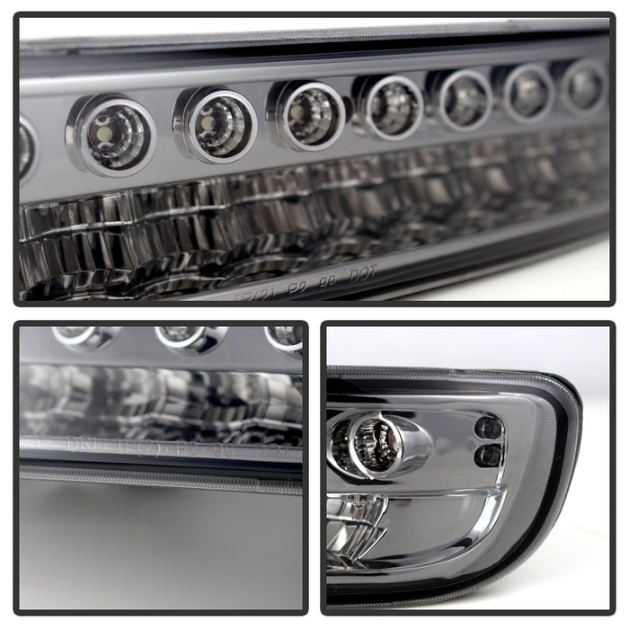 SPYDER Xtune GMC Sierra 99-06 Full LED Bumper Lights Smoke CBL-JH-GS99-LED-SM 9027130