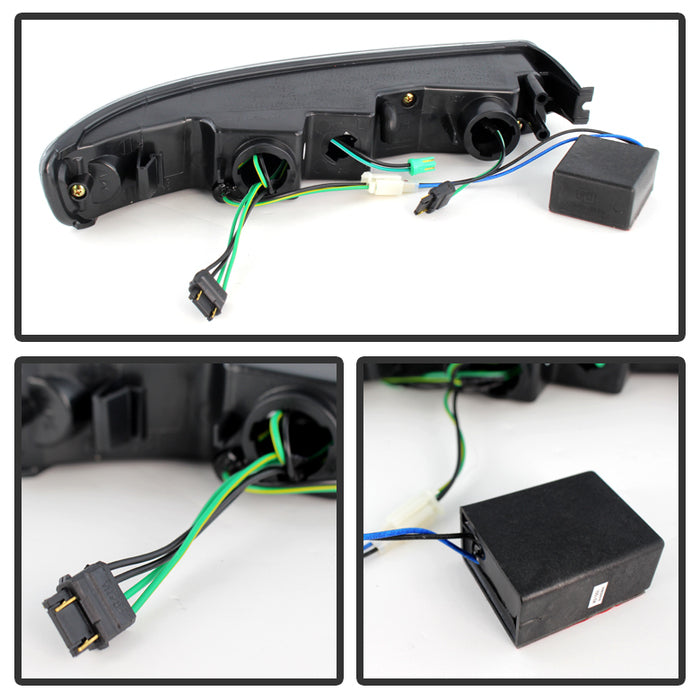 SPYDER Xtune GMC Sierra 99-06 Full LED Bumper Lights Smoke CBL-JH-GS99-LED-SM 9027130