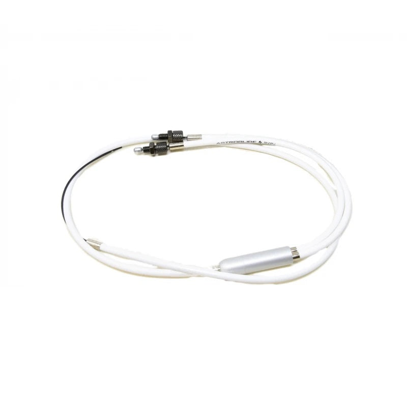 Snafu BMX Astrolglide Lower Y Cables - White