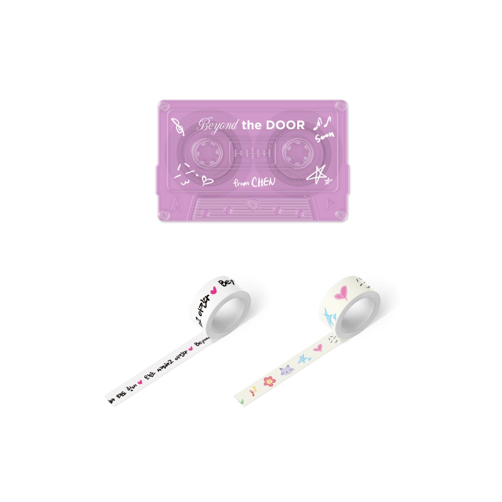 Chen - Beyond The Door In Seoul 2024 Fan Con Official MD Masking Tape Set
