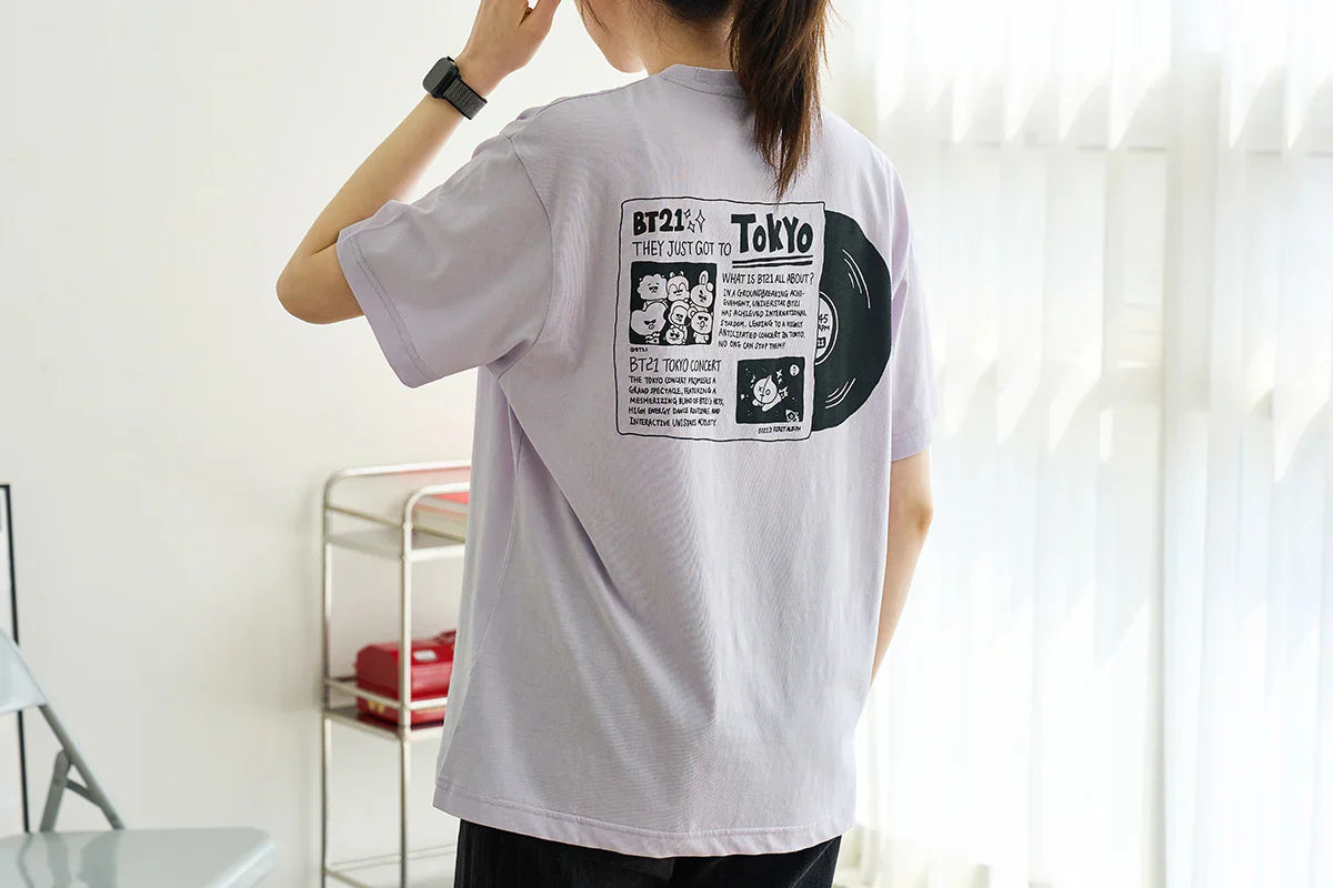 BT21 - Basic Short Sleeve Tshirt City Edition Purple