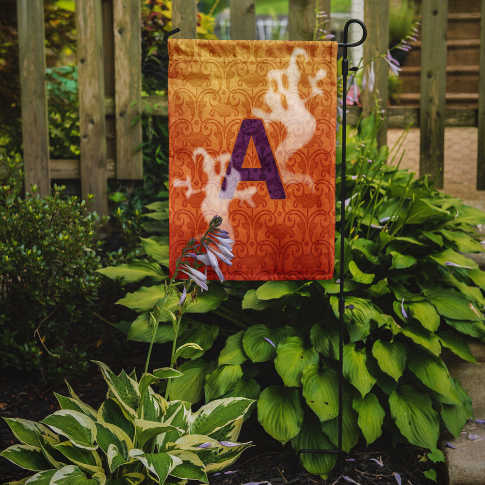 Halloween Ghost Letter A Garden Flag Mailbox Decorative Yard Banner Outside Patio Artwork for Flower Beds, Garden Size, Multicolor