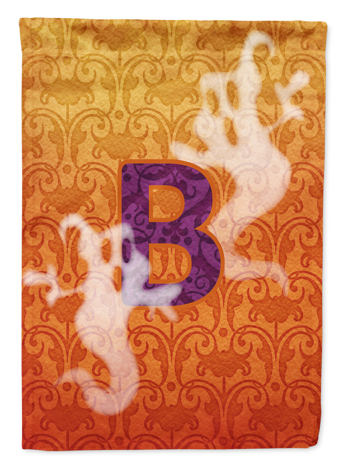 Halloween Ghost Letter B Garden Flag Mailbox Decorative Yard Banner Outside Patio Artwork for Flower Beds, Garden Size, Multicolor