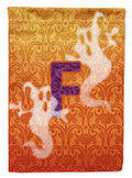 Halloween Ghost Letter F Garden Flag Mailbox Decorative Yard Banner Outside Patio Artwork for Flower Beds, Garden Size, Multicolor
