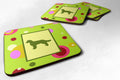 American Water Spaniel Foam Coasters Set of 4 Cup Coasters for Indoor Outdoor, Tabletop Protection, Anti Slip, Mouse pad Material