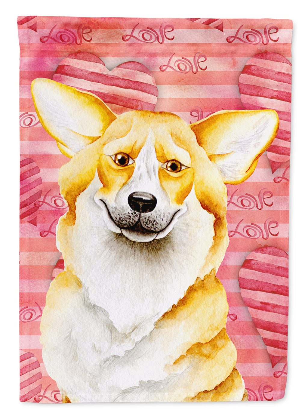 Corgi Love Garden Flag Mailbox Decorative Yard Banner Outside Patio Artwork for Flower Beds, Garden Size, Multicolor