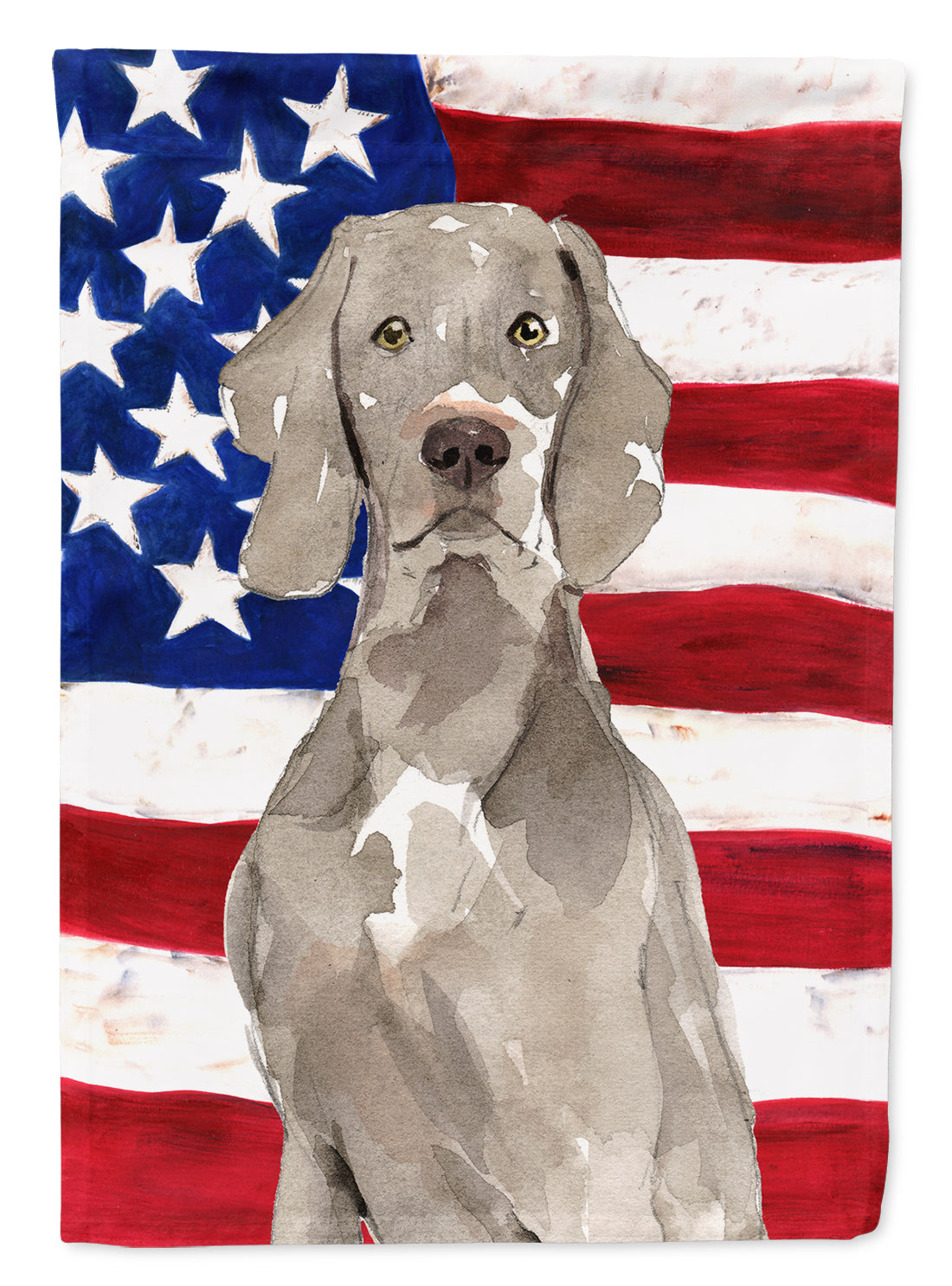 Patriotic USA Weimaraner Garden Flag Mailbox Decorative Yard Banner Outside Patio Artwork for Flower Beds, Garden Size, Multicolor