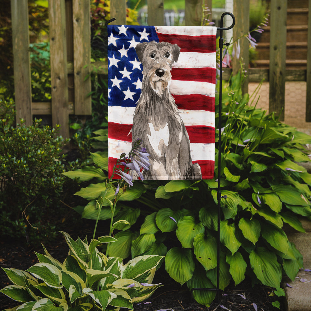 Patriotic USA Irish Wolfhound Garden Flag Mailbox Decorative Yard Banner Outside Patio Artwork for Flower Beds, Garden Size, Multicolor