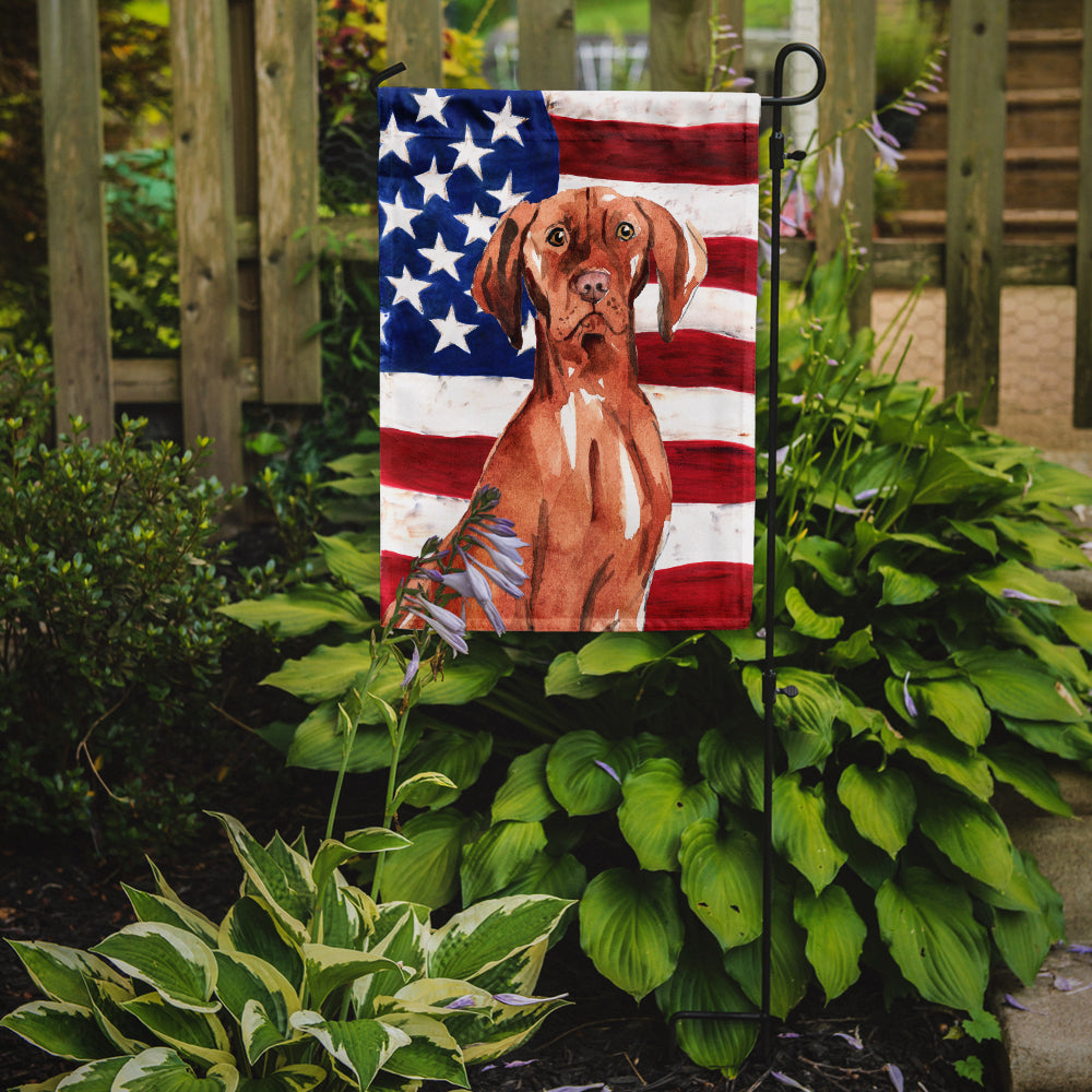 Patriotic USA Vizsla Garden Flag Mailbox Decorative Yard Banner Outside Patio Artwork for Flower Beds, Garden Size, Multicolor