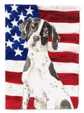 Patriotic USA English Pointer Garden Flag Mailbox Decorative Yard Banner Outside Patio Artwork for Flower Beds, Garden Size, Multicolor