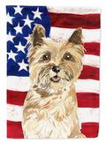 Patriotic USA Cairn Terrier Garden Flag Mailbox Decorative Yard Banner Outside Patio Artwork for Flower Beds, Garden Size, Multicolor