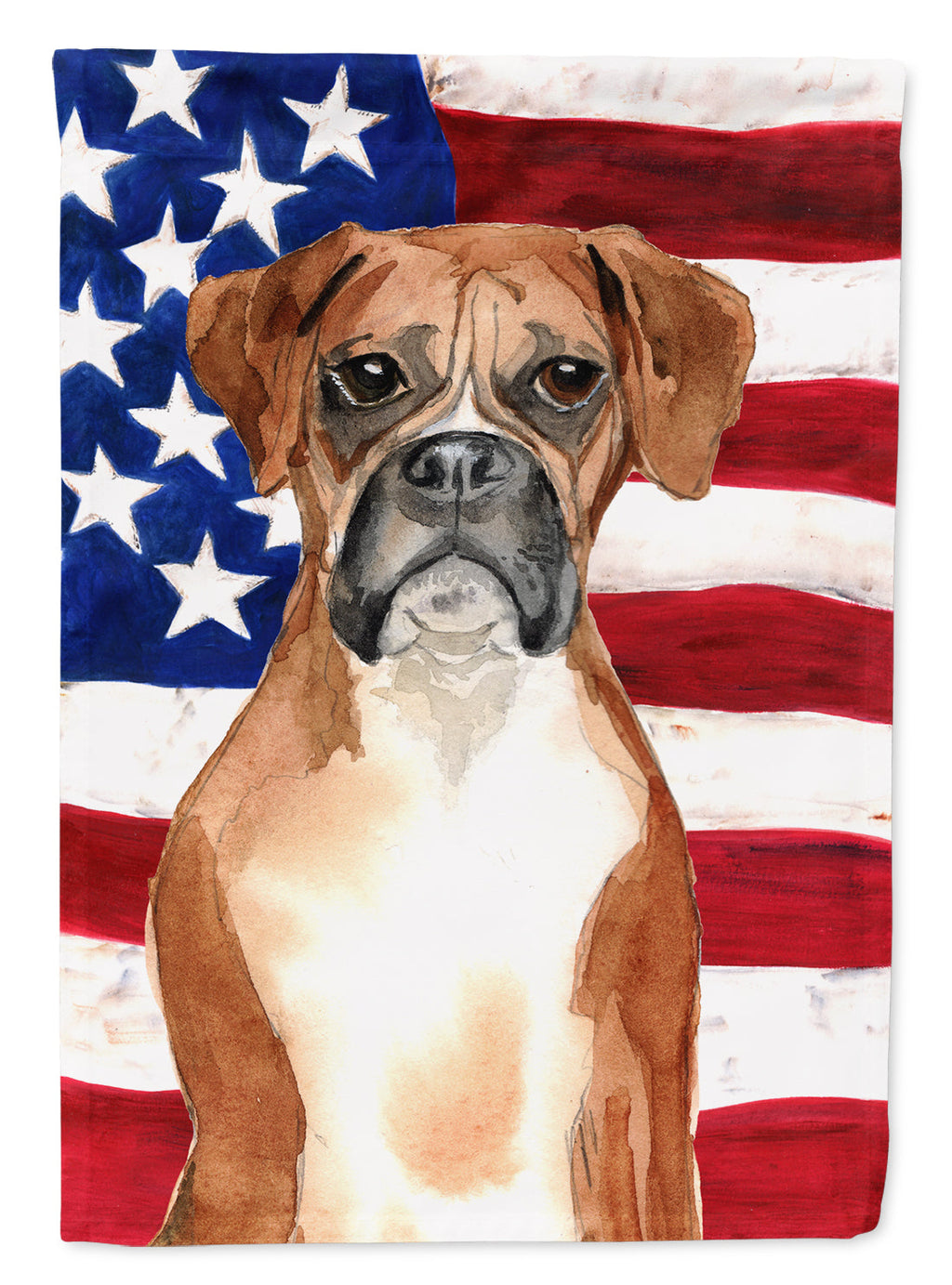 Patriotic USA Boxer Garden Flag Mailbox Decorative Yard Banner Outside Patio Artwork for Flower Beds, Garden Size, Multicolor