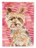 Love a Yorkie Yorkshire Terrier Garden Flag Mailbox Decorative Yard Banner Outside Patio Artwork for Flower Beds, Garden Size, Multicolor