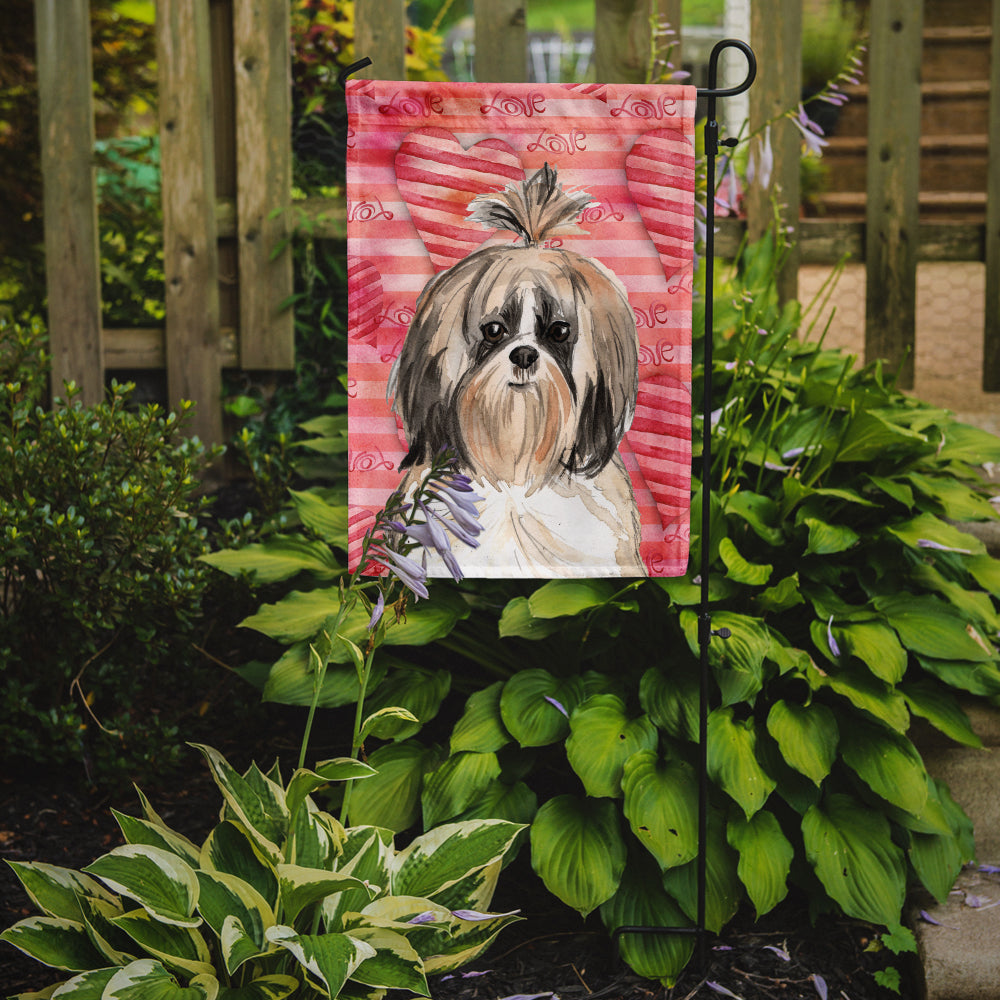 Love a Shih Tzu Garden Flag Mailbox Decorative Yard Banner Outside Patio Artwork for Flower Beds, Garden Size, Multicolor